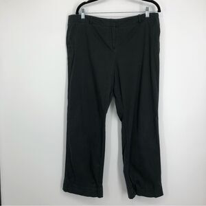 BROOKS BROTHERS 346 Lucia Fit‎ Cotton Trouser Black Womens Size 16